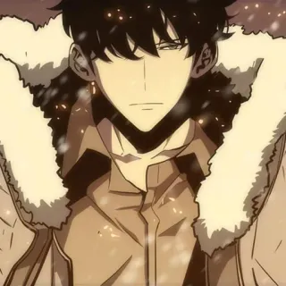 ✖️ 6c23e138 Sung Jinwoo Solo Leveling Anime, Solo Leveling, Sung Jinwoo, Manhwa, Charakter telegram sticker