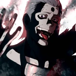 ✖️ e3ad85e2 Hidan Naruto Anime, Hidan, Naruto, Akatsuki, Manga, Ninja, Bösewicht, Charakter telegram sticker