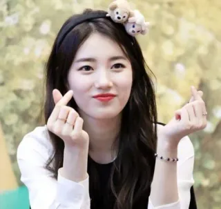 ❣️ 323038f8 kobieta, dziewczyna, koreanka, aktorka, ładna, słodka, selfie, portret telegram sticker