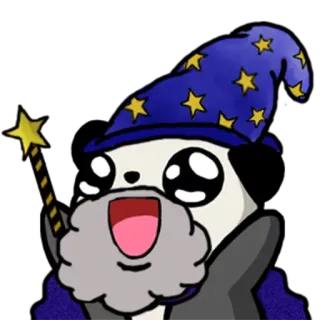 Bahroo Panda Emote telegram stickers