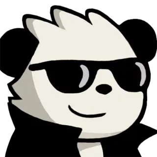 😎 8ee6e7a1 猫, クール, サングラス, 動物, キャラクター telegram sticker