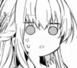 😢 9b053c21 Anime, Manga, Espressione, Confuso, Emozione telegram sticker