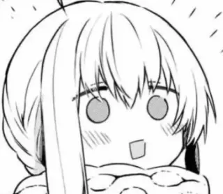 😃 9d0a2520 Anime, Manga, Carino, Sorpreso, Reazione telegram sticker