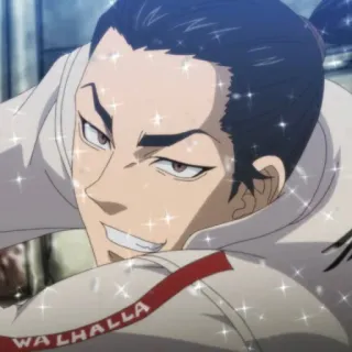 😁 db1252f6 WALHALLA Anime, Karakter, Valhalla, Pria, Berkilau, Kartun whatsapp sticker