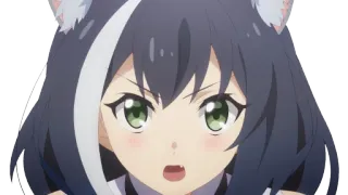 😲 3f3350d6 Anime, katmeisje, schattig, Manga, Cartoon telegram sticker