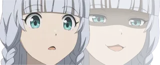 😨 e10510b5 Anime, Manga, Personage, Meisje, Expressies, Gezichtsuitdrukking telegram sticker