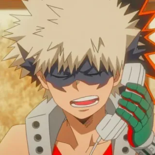 📱 039cb9a9 Bakugo My Hero Academia 动漫, 漫画, 爆豪胜己, 我的英雄学院, 我的英雄学院, 角色, 卡通 telegram sticker