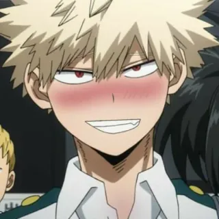 😊 0bd8f38b Bakugo My Hero Academia 动漫, 我的英雄学院, 爆豪, 角色, 卡通, 漫画 telegram sticker