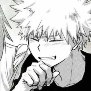 😁 66f7651d Katsuki Bakugo My Hero Academia 爆豪胜己, 动漫, 我的英雄学院, 角色, 漫画 telegram sticker