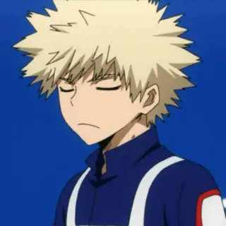 🍺 08134434 Bakugo Katsuki My Hero Academia Anime, My Hero Academia, Bakugo, Katsuki, MHA, Personnage, Animation telegram sticker