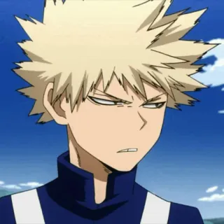 🍺 342970fe Bakugo My Hero Academia Anime, Manga, My Hero Academia, Bakugo Katsuki, Sticker Anime, Sticker Personnage telegram sticker