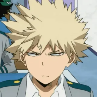 🍺 a3a221d6 Katsuki Bakugo My Hero Academia Anime, My Hero Academia, Katsuki Bakugo, Personnage, Dessin animé, Manga telegram sticker