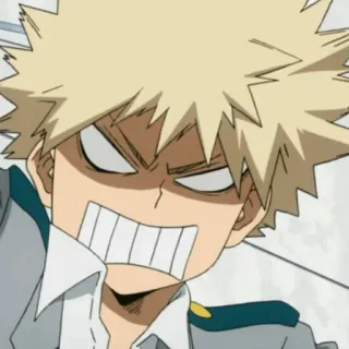 🍺 d49d0244 Bakugo Katsuki My Hero Academia Anime, Manga, Bakugo, Katsuki, My Hero Academia, En colère, Dessin animé telegram sticker