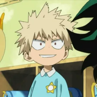 🎭 dad881ed Bakugo Katsuki My Hero Academia Anime, Garçon, Dessin animé, Enfant, My Hero Academia, Bakugo Katsuki telegram sticker