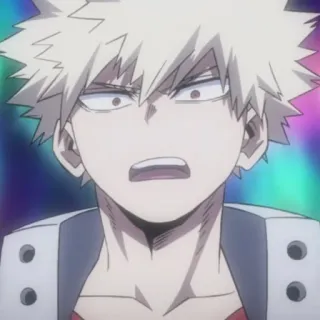 🍺 f7d205f0 Katsuki Bakugo My Hero Academia Anime, My Hero Academia, Bakugo, Katsuki Bakugo, Personnage telegram sticker