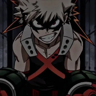 ❤️‍🔥 020df261 Bakugo Katsuki My Hero Academia anime, manga, my hero academia, bakugo, katsuki bakugo, explosion, hero, character telegram sticker