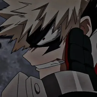 ❤️‍🔥 6e7132ed Bakugo Katsuki My Hero Academia Bakugo, My Hero Academia, anime, manga, character, angry, hero telegram sticker