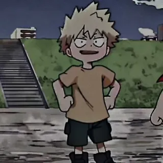 ❤️‍🔥 a27b56f0 Bakugo My Hero Academia anime, manga, my hero academia, bakugo, character, cartoon telegram sticker