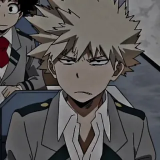 ❤️‍🔥 ea9c9454 Katsuki Bakugo My Hero Academia anime, manga, Katsuki Bakugo, My Hero Academia, character, sticker telegram sticker