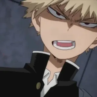 😶 0a0a5c2c Bakugo My Hero Academia anime, character, expression, anime character, my hero academia, bakugo telegram sticker