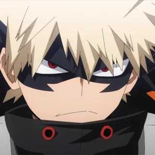 💥 242ef98b Katsuki Bakugo My Hero Academia anime, manga, Bakugo, Katsuki, My Hero Academia, character, hero telegram sticker