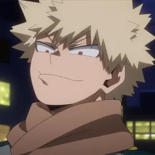 💥 96c48258 Bakugo Katsuki My Hero Academia anime, my hero academia, bakugo, katsuki bakugo, cartoon, animation telegram sticker