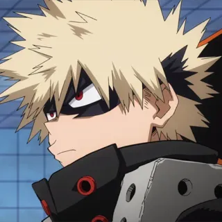 💥 c730b7ed Katsuki Bakugo My Hero Academia anime, My Hero Academia, Katsuki Bakugo, character, manga, animation telegram sticker