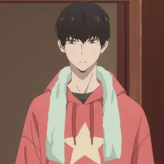 💳 335599e6 Anime, Personaje, Hombre, Sudadera con capucha, Estrella, Toalla telegram sticker