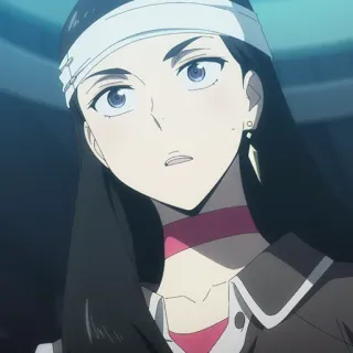 💳 51f564a4 Anime, Mujer, Personaje, Femenina, Diadema, Retrato telegram sticker