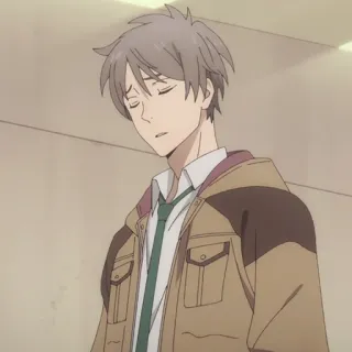 💵 73bcb8a9 Anime, Personaje, Triste, Chico, Masculino, Joven telegram sticker