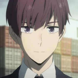 💵 e24e1d6b Anime, Retrato, Hombre, Personaje de anime, Serio telegram sticker