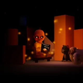 🥳 1a761f01 Storia della C cartone animato, illustrazione, storia, libro, inquietante, spaventoso telegram sticker