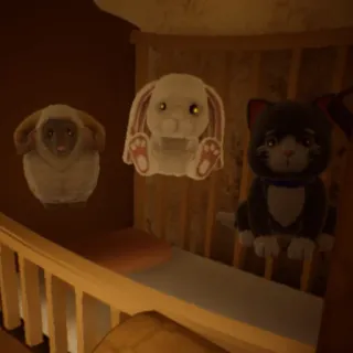 👾 a52f5e8f pecora, coniglio, gatto, peluche, giocattolo telegram sticker