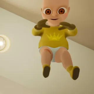 😋 b1aee5b8 The Baby in Yellow Horror, Bambino, Giallo, Inquietante, Gioco, Spaventoso, Mostro telegram sticker