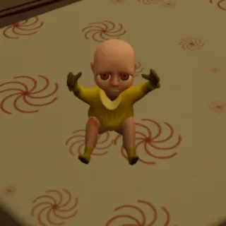 😿 da5d338b The Baby in Yellow gioco horror, bambino, inquietante, videogioco, malvagio telegram sticker
