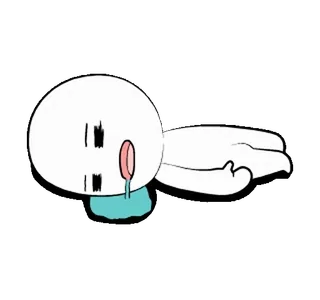 😵 7ec0b4ea 难过, 哭泣, 沮丧, 眼泪, 白色人像 telegram sticker