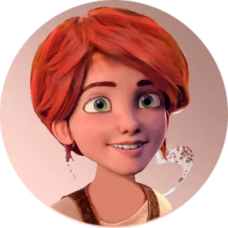 😀 19c2853c Félicie Ballerina animiert, Cartoon, Félicie, Ballerina, Tänzerin telegram sticker