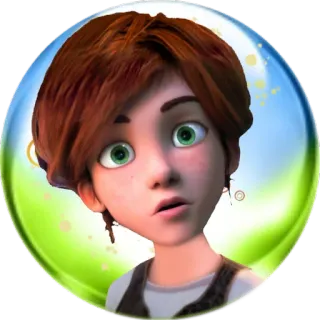 😳 a01c57eb Cartoon, animiert, Porträt, Figur telegram sticker