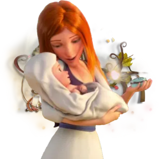 👼 ef135e06 Mutter, Baby, Familie, Kinderbetreuung telegram sticker