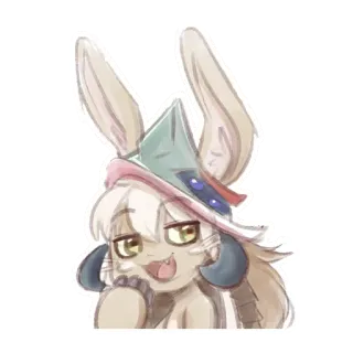 😏 1e374889 Nanachi Made in Abyss Anime, Cartoon, Schattig, Personage, Nanachi, Made in Abyss telegram sticker