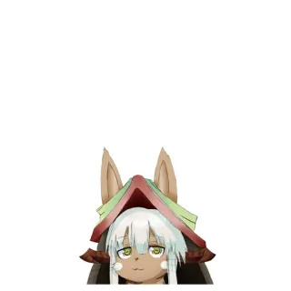 👀 bfbfa7e8 Nanachi Made in Abyss Anime, Personage, Nanachi, Made in Abyss, schattig, Manga telegram sticker
