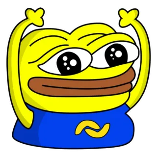 🤲 50dfc482 Pepe pepe, żaba, emotikon, mem whatsapp sticker