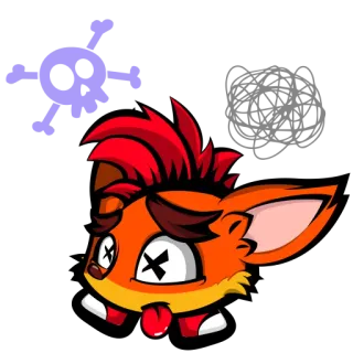 ☠️ 7f6834aa Crash Bandicoot 만화, Crash Bandicoot, 비디오 게임 캐릭터 telegram sticker