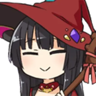 💫 20e86e4b Anime, Penyihir, Sihir, Lucu, Kartun, Kawaii, Chibi telegram sticker