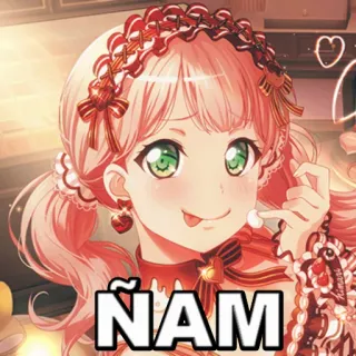 😏 74fb1cb7 ÑAM Anime, Lucu, Makanan, Hati, Gadis telegram sticker