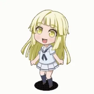 🥰 b893f857 อนิเมะ, จิบิ, ผู้หญิง, น่ารัก, ตัวละคร telegram sticker