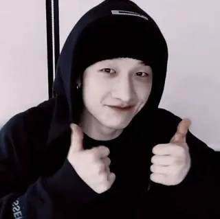 🌟 15c98621 person, man, thumbs up, hoodie, casual, positive, smiling telegram sticker