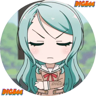 🫥 9a4533cd Dige44 Anime, Niedlich, Mädchen, Chibi whatsapp sticker