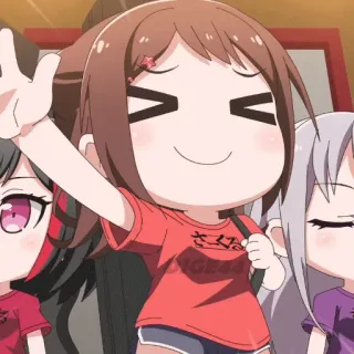 🖐 d1fd830f さよなら anime, cartoon, character, illustration, japanese, kawaii, cute telegram sticker