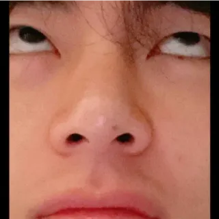 🙄 ff0e4ecb visage, yeux, nez, regard vers le haut telegram sticker